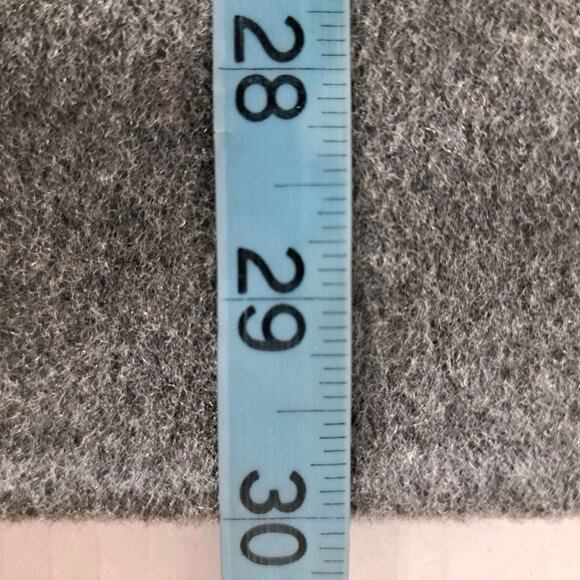 Talbots Blazer Jacket Womens Plus 18W Two Tone Gray Wool Blend Fleece Soft Cozy - Picture 14 of 15